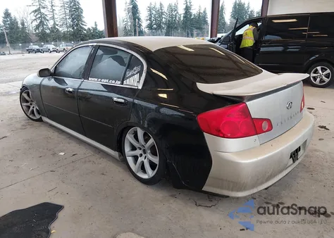 2005 Infiniti G35 z USA, uszkodzony, nr VIN JNKCV51E85M210396